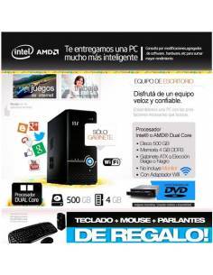 744164-MLA31037266520_062019,Pc Armada  Dual Core 4 Ram Hd 500g Kit Wi Fi Reg Dvd Soft W 2